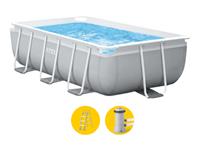 26784 Prism Frame Rectangular Pool Swimming Pool 300x175x80cm Pumpe Leiter - Intex