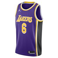 Jordan-nba Basketbaltanktop voor heren Nba Swingman Jersey Statement Edition 2020 nr. 6 Lebron James Loslak