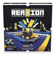 dominostenen Reaxion Xpand junior blauw/geel 167 delig