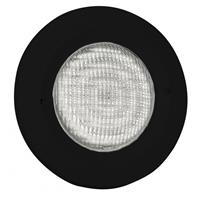 Zwembadlamp LED (wit) + inbouwset  zwart