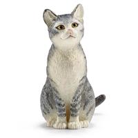 Schleich-beeldje 13771 - Boerderijdier - Kat, Zittend