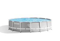 intex Prism Frame Pool-Set inkl.Pumpe, Leiter und Planen 427 x 107 cm