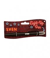 Paper Dreams light up pen Sven junior zwart