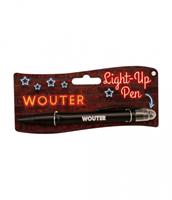 Paper Dreams light up pen Wouter junior zwart