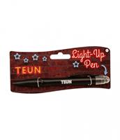 Paper Dreams light up pen Teun junior zwart