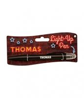 Paper Dreams light up pen Thomas junior zwart