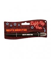 Paper Dreams light up pen Beste Meester zwart