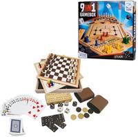 Clown Games Clown 9-In-1 Spellendoos Hout