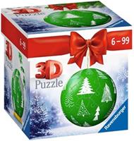 Ravensburger 3D Puzzel - Kerstbal Groen (54 stukjes)