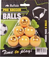 Buffalo Pro Tischfußballkugeln Set / 6 Stück gelb