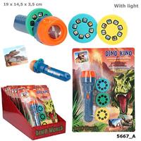 Dino World Taschenlampe DINO KINO, inkl. 3 Projektionsscheiben mehrfarbig