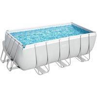 Bestway Power Steel Frame Pool 41 x201x122cm Kompett-Set Sandfilteranlage eckig