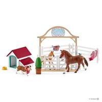 Schleich - Horse Club Hannah's guest horses with Ruby the Dog (42458)