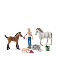 Schleich Farm World 42486 Arztbesuch bei Stute und Fohlen - 