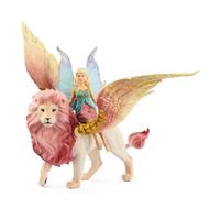 Schleich - Bayala - Fairy in Flight on Winged Lion (70714)