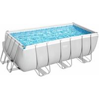 Bestway 56456 Frame Pool Steel 412x201x122 cm mit Filterpumpe Leiter Zubehör - 