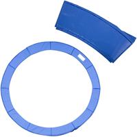 HOMCOM Trampolin-Randabdeckung | PVC PE | Ø366 cm | Blau - blau - 