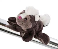 Nici Magnici Pluchen Knuffel Stinkdier Chiala Skunk, 12cm