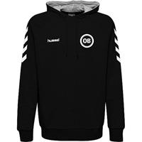 Hummel Hoodie Go Cotton - Zwart/Wit