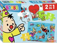 Studio 100 legpuzzels Bumba 2 in 1 junior blauw 10 stukjes