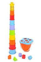 Giraffe Stapelbekers met vormenstoof