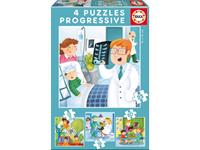 educaborras Progressieve puzzel met 2-16-20-25 stukjes Educa Borras When I Grow Up I Want to Be