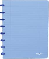 Atoma schrift Trendy ft A5, gelijnd, transparant blauw