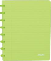 Atoma schrift Trendy ft A5, gelijnd, transparant groen