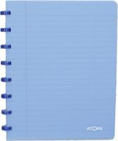 Atoma schrift Trendy ft A5, geruit 5 mm, transparant blauw