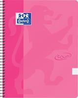 Oxford School Touch spiraalblok, ft A4, 140 bladzijden, geruit 5 mm, roze