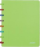 Atoma schrift Tutti Frutti ft A5, commercieel geruit, transparant groen