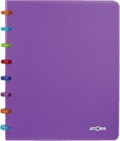 Atoma schrift Tutti Frutti ft A5, commercieel geruit, transparant paars