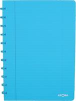 Atoma schrift Trendy ft A4, gelijnd, transparant turkoois