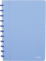 Atoma schrift Trendy ft A4, gelijnd, transparant blauw