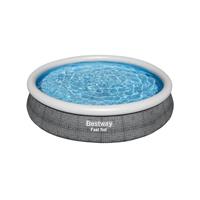 Bestway Pool Pool-Set m. Filterpumpe 366x76cm, (Set, 3 tlg.), ØxH: 366x76 cm, mit Kartuschenfilterpumpe