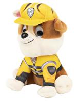 knuffel Paw Patrol Rubble 15 cm pluche geel/beige