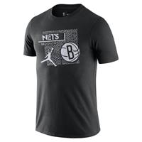 Brooklyn Nets  NBA-herenshirt met Dri-FIT - Zwart