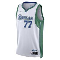 Nike Dallas Mavericks City Edition Nike Dri-FIT NBA Swingman Trikot - Herren, White/Clover