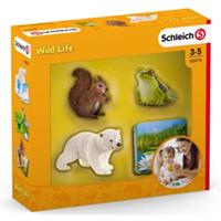 Schleich Lernkarten Wild Life 42474, Wild Life, 19x5,3x17,3 cm, 42474 - 