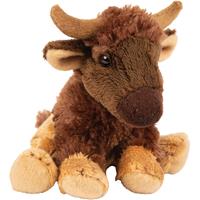 Suki Gifts Pluche knuffel dieren bizon buffel 15 cm -