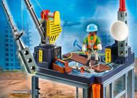 PLAYMOBIL 70816 Starter Pack Baustelle mit Seilwinde, Konstruktionsspielzeug