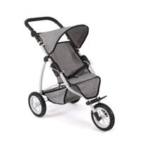 Bayer Chic 2000 Poppenwagen Jogger Leon -Melange Grijs