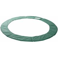 HOMCOM Trampolin Randabdeckung Sicherheitsnetz Wetterplane Leiter 8ft 10ft 12ft 15ft Randabdeckung: Ø 305cm-Grün(Trampolin nicht enthalten) - grün - 