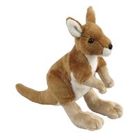 Nature Plush Planet Pluche knuffel dieren Kangoeroe 18 cm -