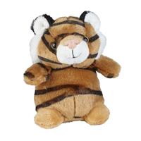 Pluche knuffel dieren Tijger 12 cm -