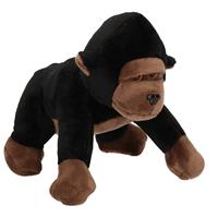 Pluche knuffel dieren gorilla aap van 16 cm -