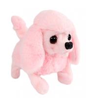 loophond junior pluche 15,5 cm roze