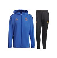 Real Madrid Tiro Präsentationsjacke Blau