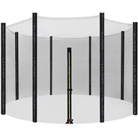 SONGMICS Veiligheidsnet voor trampoline, Zwart / 244 cm