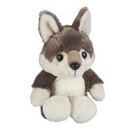 Nature Plush Planet Pluche knuffel dieren Wolf 18 cm -